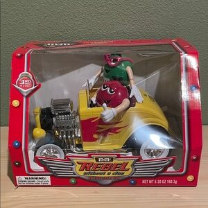 M&M's Rebel Racer Toy Car - Yellow and Red